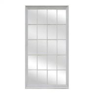 Detailed information about the product Window Style Mirror - White Rectangle 100cm x 200cm