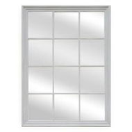 Detailed information about the product Window Style Mirror - White Rectangle 95cm x 130cm