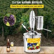 Detailed information about the product Wine Boiler Water Alcohol Distiller 13.2 Gallon Moonshine Still for Wine Maker