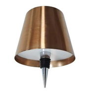 Detailed information about the product Wine Bottle Lamp Rechargeable Lights 3 Colour Bar Restaurant Decor Electroplated Bronze 1 Piece