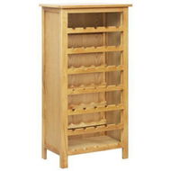 Detailed information about the product Wine Cabinet 56x32x110 cm Solid Oak Wood