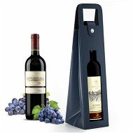 Detailed information about the product Wine Gift Bag,Reusable Leather Wine Tote Carrier,Single Bottle Champagne Beer Gift Bags Carrier for Birthday,Wedding,Picnic Party,Christmas Gifts (Blue)