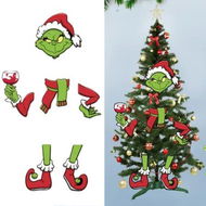 Detailed information about the product Wine Glass Pattern Grinch Christmas Tree Decoration Ideal For Christmas Tree Decorations And Festive Events