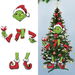Wine Glass Pattern Grinch Christmas Tree Decoration Ideal For Christmas Tree Decorations And Festive Events. Available at Crazy Sales for $15.99