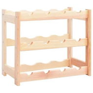 Detailed information about the product Wine Rack for 12 Bottles Solid Wood Pine