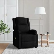 Detailed information about the product Wing Back Massage Chair Black Fabric
