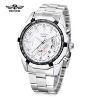 Detailed information about the product WINNER W050 Male Auto Mechanical Watch Chronograph Date Display Wristwatch