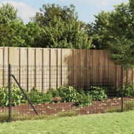 Detailed information about the product Wire Mesh Fence with Spike Anchors Anthracite 1x25 m