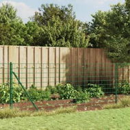 Detailed information about the product Wire Mesh Fence with Spike Anchors Green 1x25 m