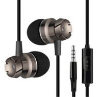 Detailed information about the product Wired Metal In Ear Headphone Noise Isolating Stereo Bass Earphone With Mic