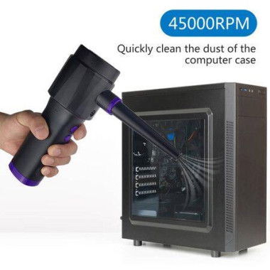 Wireless Air Duster For Computer Compressed Air Fan & Vacuum Cleaner Rechargeable Portable Car Home PC Keyboard Cleaner.