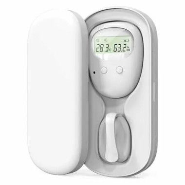 Wireless Bedwetting Alarm,Bedwetting Alarm for Older Kids,Moisture Potty Alarm, Rechargeable LCD Display Temperature Humidity