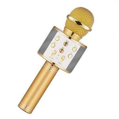 Wireless Bluetooth Karaoke Handheld Microphone USB KTV Player Mic Speaker Record Music Microphones