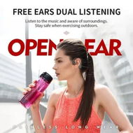 Detailed information about the product Wireless Bone Conduction Headphones - Bluetooth 5.0 Earphones with Comfortable Hook, IPX6 Waterproof, and Microphone for Sports