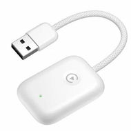 Detailed information about the product Wireless CarPlay Adapter Upgrade Wired to Wireless Apple CarPlay Compatible iOS Plug and Play Stable Connection(White)