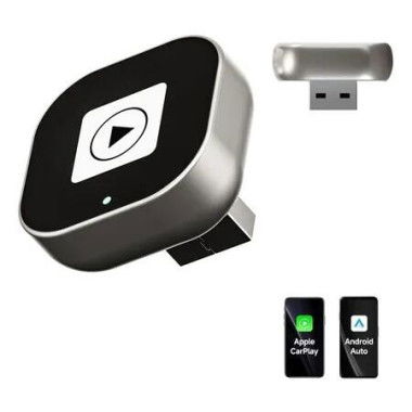 Wireless CarPlay and Android Auto Adapter, Upgrade Mini Design, Compatible with iPhone 6+, Android 11+, 2016+ Cars