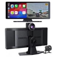 Detailed information about the product Wireless Carplay and Android Auto with Dash Cam, 10.26 inch HD IPS Touch Car Play Screen for Car, 4K Front and 1080P Rear Camera, Loop Recording