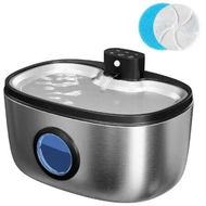 Detailed information about the product Wireless Cat Water Fountain 5L Stainless Steel Pet Water Fountain for Cats Dogs,Automatic Battery Operated Water Dispenser,Indoor Fountain with Filter