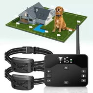 Detailed information about the product Wireless Dog Fence,Outdoor Electric Containment System,Waterproof Training Collar with Adjustable Vibration Shock,Boundary Container Dog System for 2 Dog