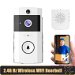 Wireless doorbell Camera,Smart doorbell Surveillance,2-Way Audio,Night Vision Home Doorbell Camera for Homes,Apartments,Offices,2.4Ghz WiFi Only. Available at Crazy Sales for $49.99