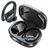Detailed information about the product Wireless Earbuds Bluetooth Headphones 80hrs Playback Ear Buds Power Display with Noise Canceling Mic Headsets for Sports/Workout/Running Black
