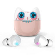 Detailed information about the product Wireless Earbuds Bluetooth Headphones With Cartoon Charging Case Touch Control Game Headset For Sports Running (Shy Cat)