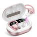 Wireless Earbuds, HiFi Stereo Bluetooth 5.3 Running Headphones with Dual LED Display, Bluetooth Earphones with Earhooks for Sport, Rose Gold. Available at Crazy Sales for $34.95