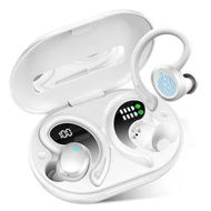 Detailed information about the product Wireless Earbuds Sport, Bluetooth 5.3 Headphones Bass HiFi Stereo Over EarBuds, 48Hrs Noise Cancelling Headset with Earhook, IP7 Waterproof,White