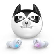 Detailed information about the product Wireless Earbuds Touch Control Headset Stereo Sound In-Ear Wireless Earpiece Bluetooth Earphones With Red Cartoon Charging Case (Husky)