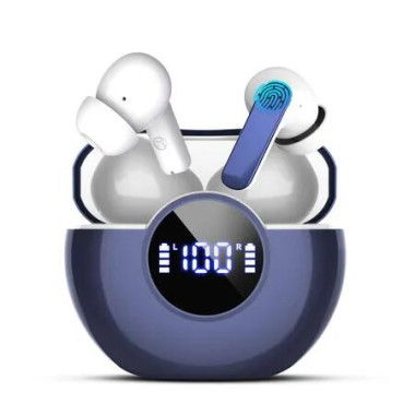 Wireless Earbuds,Bluetooth 5.4 Headphones HiFi Stereo 3D Bass EarBuds,ENC Noise Cancelling Mic,IP7 Waterproof Workout Sport for Android iOS,Blue