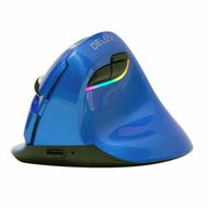 Detailed information about the product Wireless Ergonomic Mouse Rechargeable Small Silent Vertical Mouse With Bluetooth 4.0 For Laptop PC Computer Notebook (Blue)