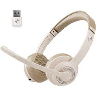 Detailed information about the product Wireless Headset with AI Noise Cancelling Microphone Bluetooth Headset - Bluetooth V5.2 Headphones with USB Dongle And Mic Mute for Computer/Laptop/PC/iPhone/Android/Cell Phones White