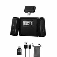 Detailed information about the product Wireless Lavalier Microphone for iOS Android with Charging Case 8H Clip on Lapel Microphone for Video Recording Vlogging,Interview,2 Mode Denoise
