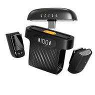 Detailed information about the product Wireless Lavalier Microphone for iPhone Android, Noise Cancellation iPhone Microphones for Video Recording Vlogging (Black)