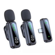 Detailed information about the product Wireless Lavalier Microphone for iPhone Android, Video Recording Clip-on Mics with Rotatable Clip, Ideal for Vlog Tiktok YouTube Podcast