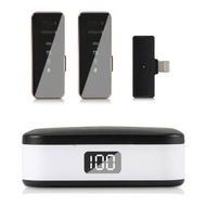 Detailed information about the product Wireless Lavalier Microphone for iPhone/iPad/Lightning, Mini Clip-on Lapel Microphone for Vlog Tiktok YouTube Podcast