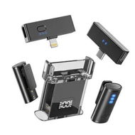 Detailed information about the product Wireless Lavalier Microphone with 2 TX + 2 RX + Charging Case,Mini Mic with Noise Reduction Lapel Microphone for Video Recording,Vlog