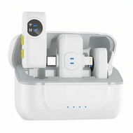 Detailed information about the product Wireless Lavalier Microphone with Charging Case,AI Noise Reduction for iOS Andriod, Studio Quality Audio for Video Recording,Vlog Interview,