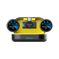 Detailed information about the product Wireless Magnetic Lavalier Microphone for iPhone Android, 2.4GHz Noise Canceling, Lapel Mic for Video Recording, Streaming, Vlogging