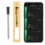 Detailed information about the product Wireless Meat Thermometer Smart Bluetooth Meat Thermometer With 165ft Wireless Range Food Thermometer For Grill Oven BBQ Kitchen Smoker Air Fryer Rotisserie (1 Probe)