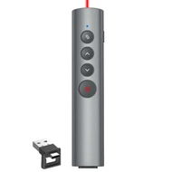 Detailed information about the product Wireless Red Laser Pointer and Clicker for Presentations with USB-C/A Charging, Remote for PowerPoint, Mac, PPT, and Google Slides