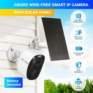 Detailed information about the product Wireless Security Camera Home CCTV House Indoor Outdoor WiFi Surveillance System Waterproof with Solar Panel Battery