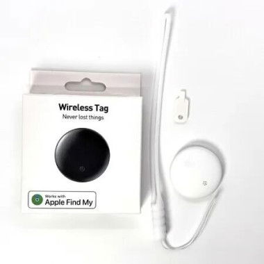Wireless TAG Find my AirTTags Smart Tracker Item Finder with Apple Find My iOS Only for Keys Luggage Backpack Pet GPS FINDER Christmas Gift COL White