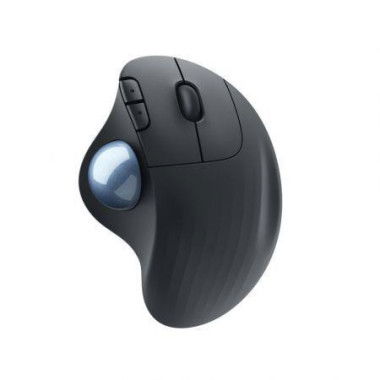 Wireless Trackball Mouse Bluetooth USB Ergonomic Thumb Control for Windows Mac Easy Navigation