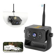 Detailed information about the product Wireless WIFI Backup Camera for RV, Truck, Camper, Trailer, Solar Powered Magnetic Mount, No Wiring, Works with iPhone and Android
