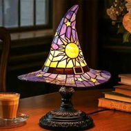 Detailed information about the product Witch Hat Lamp, Small Wizard Hats Shape Spooky Fun Light for Indoor Party Haunted Wiccan Halloween Decor, USB Plug Switch LED Light (Purple)