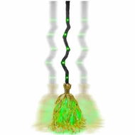 Detailed information about the product Witches Broom Halloween Decor 88CM Animated Light up Moving Broomstick with Spooky Sounds,Dancing Magic Witch Broom