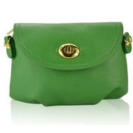 Detailed information about the product Women Leather Satchel Shoulder Handbag Green