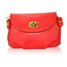 Women Leather Satchel Shoulder Handbag Red. Available at Crazy Sales for $24.95