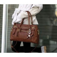 Detailed information about the product Women Shoulder Handbag Totes Hobo Bag Korean PU Leather Cross Body Bag Brown